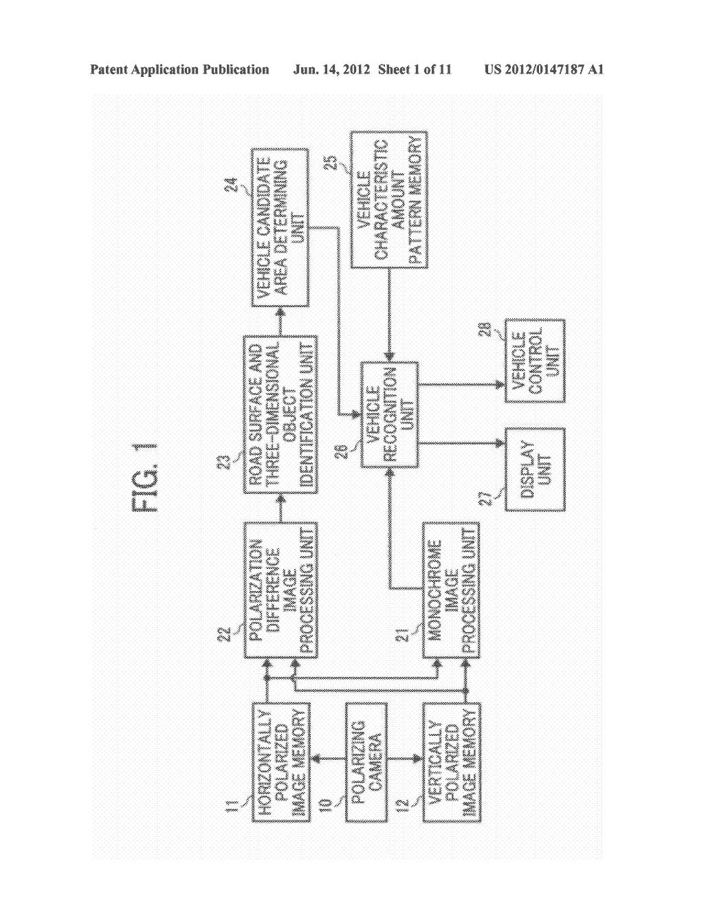 VEHICLE DETECTION DEVICE AND VEHICLE DETECTION METHOD - diagram, schematic, and image 02