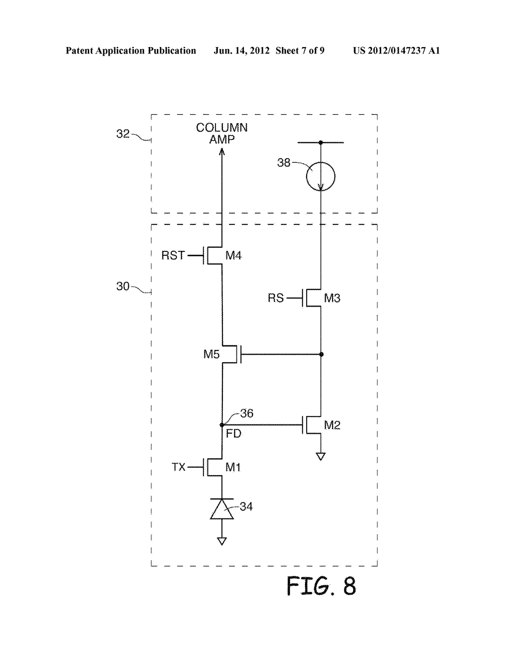 IMAGE SENSING PIXELS WITH FEEDBACK LOOPS FOR IMAGING SYSTEMS - diagram, schematic, and image 08