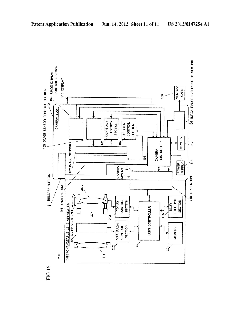 Imaging Optical System, Interchangeable Lens Apparatus and Camera System - diagram, schematic, and image 12