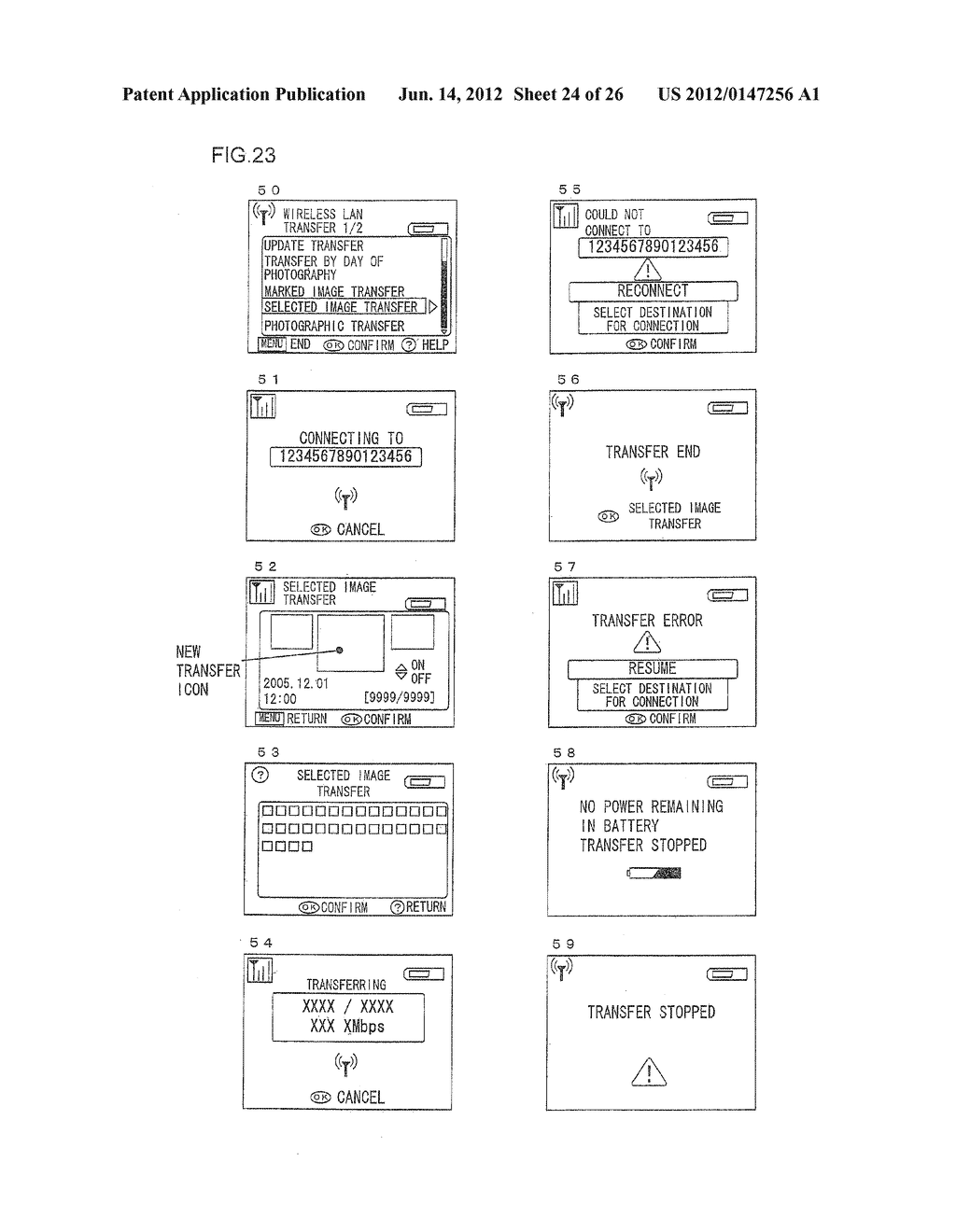 ELECTRONIC CAMERA THAT WIRELESSLY TRANSFERS DATA, WHICH INCLUDES A POWER     SAVE MODE - diagram, schematic, and image 25