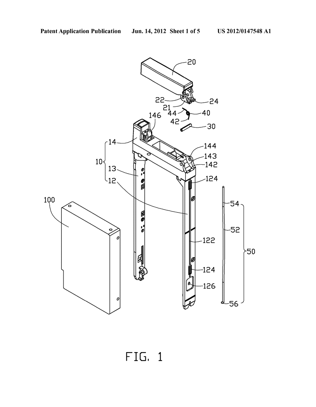 MOUNTING APPARATUS FOR DATA STORAGE DEVICE - diagram, schematic, and image 02