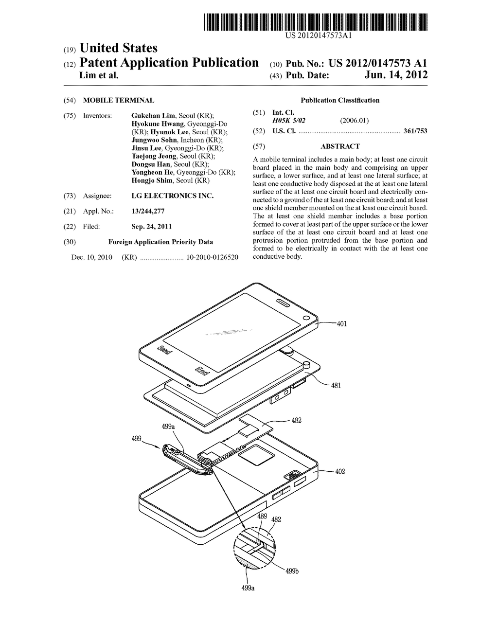 MOBILE TERMINAL - diagram, schematic, and image 01