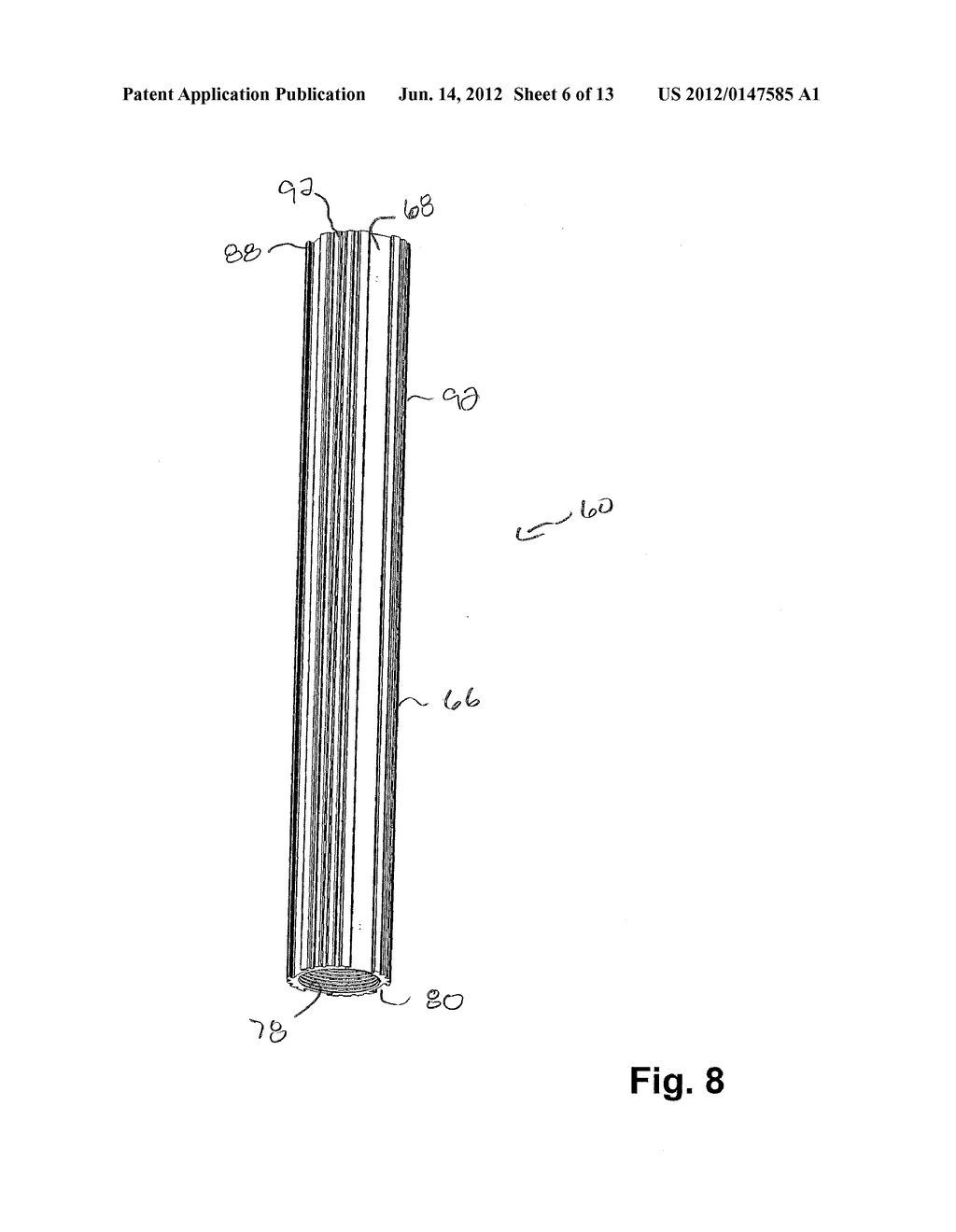 Telescopic Light Pole System - diagram, schematic, and image 07