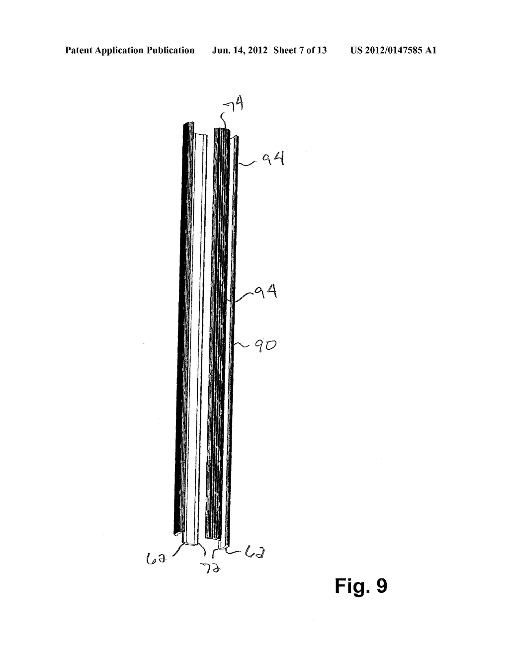 Telescopic Light Pole System - diagram, schematic, and image 08