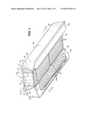 L.E.D. LIGHT EMITTING ASSEMBLY WITH SPRING COMPRESSED FINS diagram and image