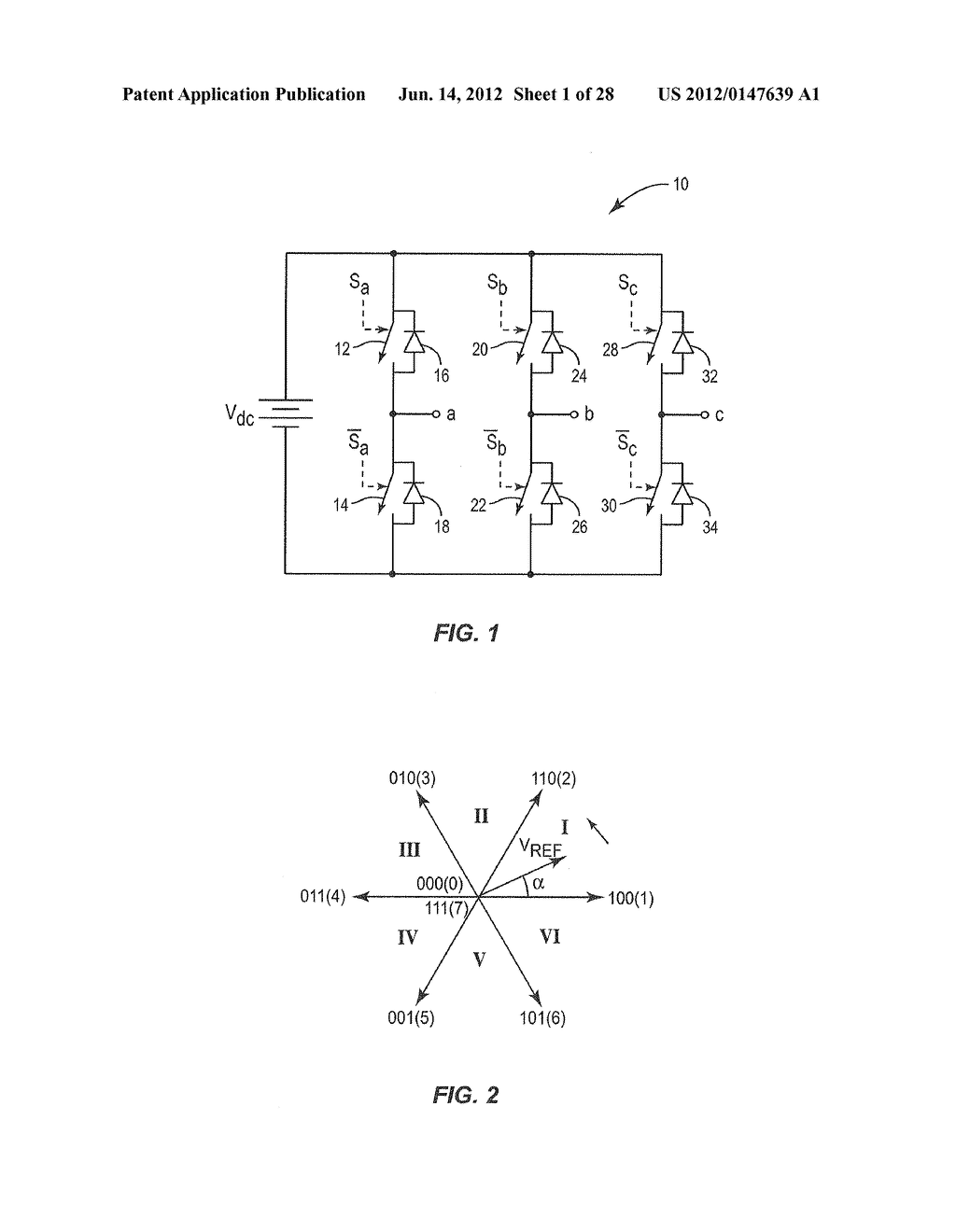 HYBRID SPACE VECTOR PWM SCHEMES FOR INTERLEAVED THREE-PHASE CONVERTERS - diagram, schematic, and image 02