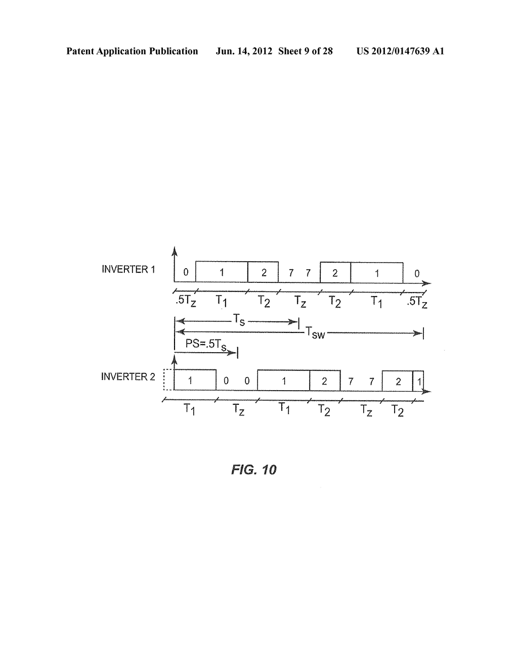 HYBRID SPACE VECTOR PWM SCHEMES FOR INTERLEAVED THREE-PHASE CONVERTERS - diagram, schematic, and image 10