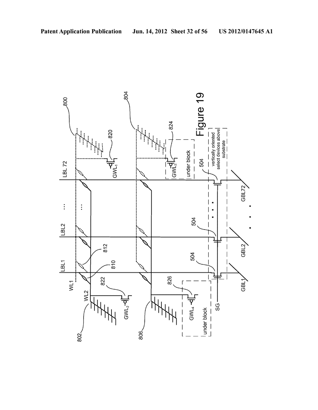 THREE DIMENSIONAL NON-VOLATILE STORAGE WITH DUAL GATED VERTICAL SELECT     DEVICES - diagram, schematic, and image 33