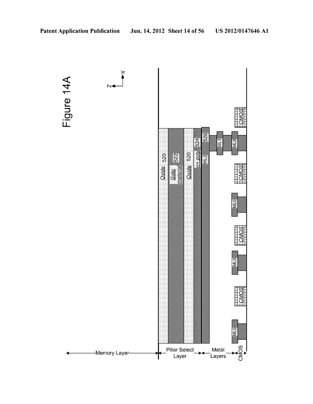 THREE DIMENSIONAL NON-VOLATILE STORAGE WITH CONNECTED WORD LINES - diagram, schematic, and image 15