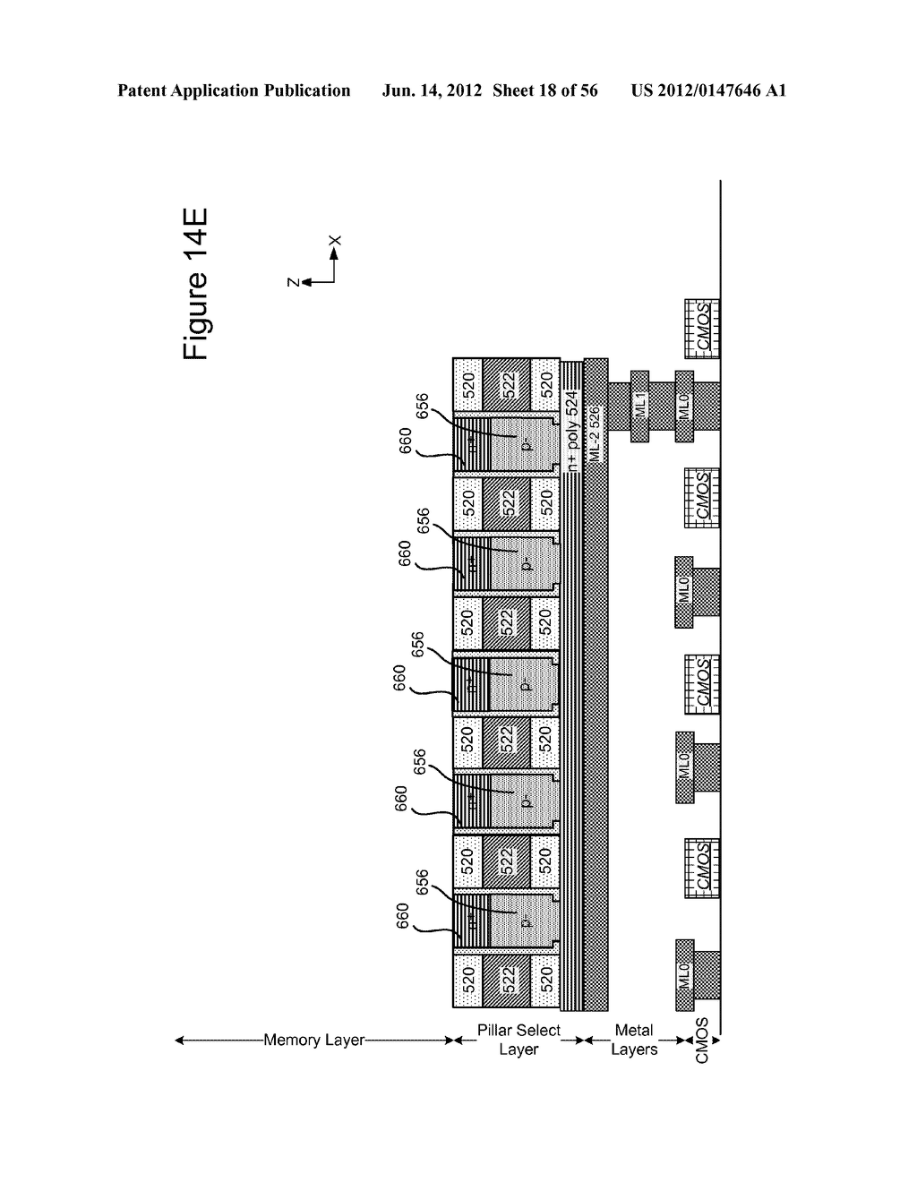 THREE DIMENSIONAL NON-VOLATILE STORAGE WITH CONNECTED WORD LINES - diagram, schematic, and image 19