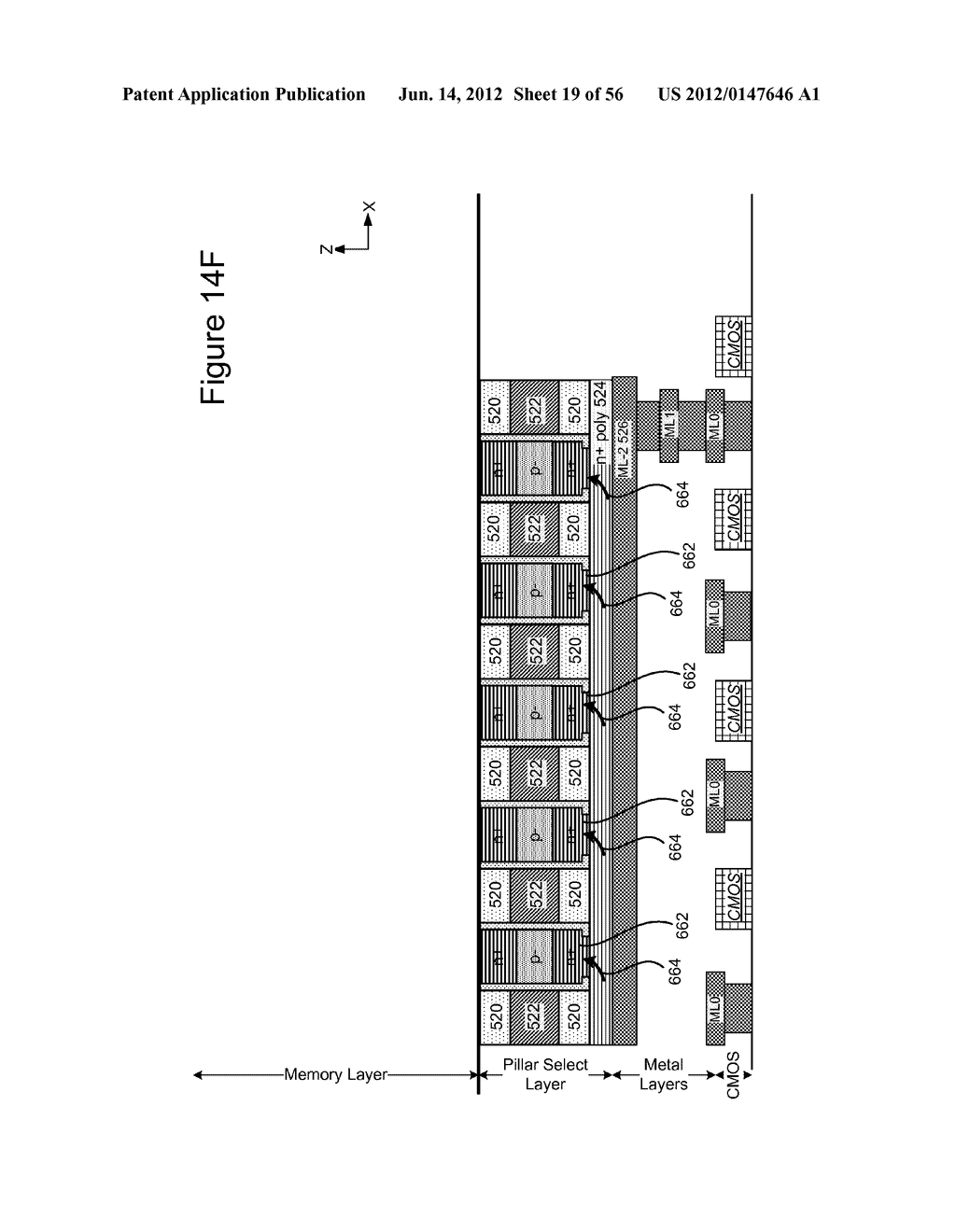 THREE DIMENSIONAL NON-VOLATILE STORAGE WITH CONNECTED WORD LINES - diagram, schematic, and image 20