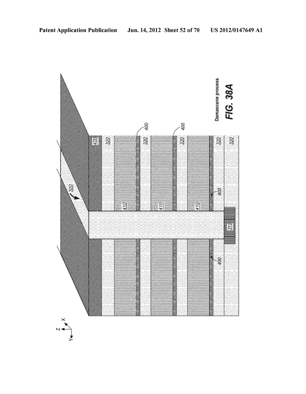 Non-Volatile Memory Having 3d Array of Read/Write Elements with Low     Current Structures and Methods Thereof - diagram, schematic, and image 53