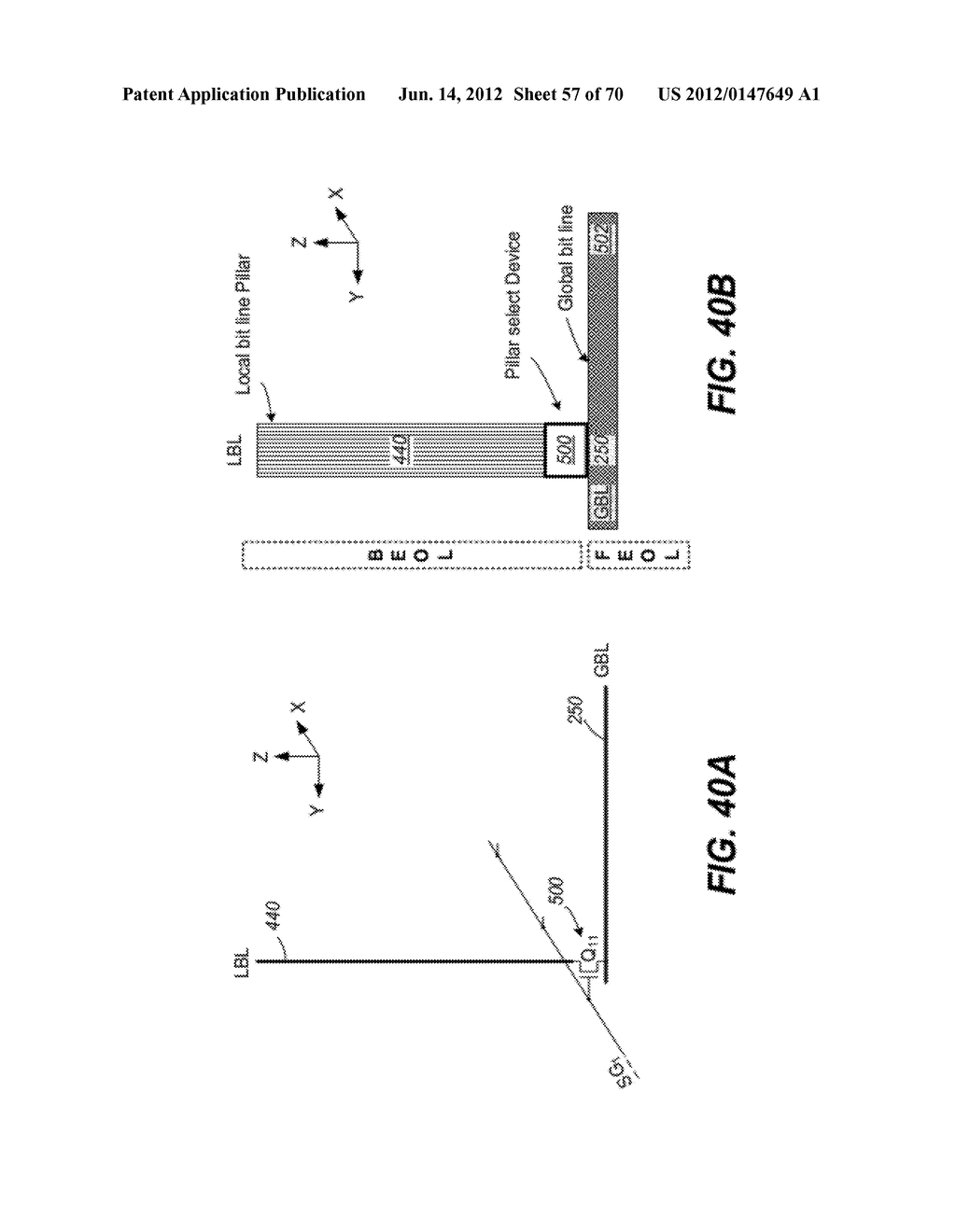 Non-Volatile Memory Having 3d Array of Read/Write Elements with Low     Current Structures and Methods Thereof - diagram, schematic, and image 58