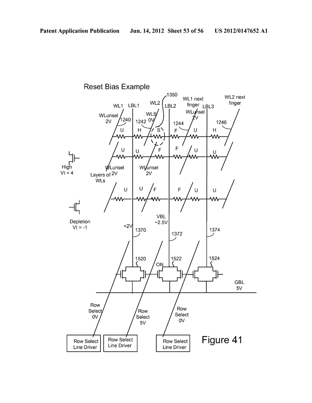 THREE DIMENSIONAL NON-VOLATILE STORAGE WITH ASYMMETRICAL VERTICAL SELECT     DEVICES - diagram, schematic, and image 54