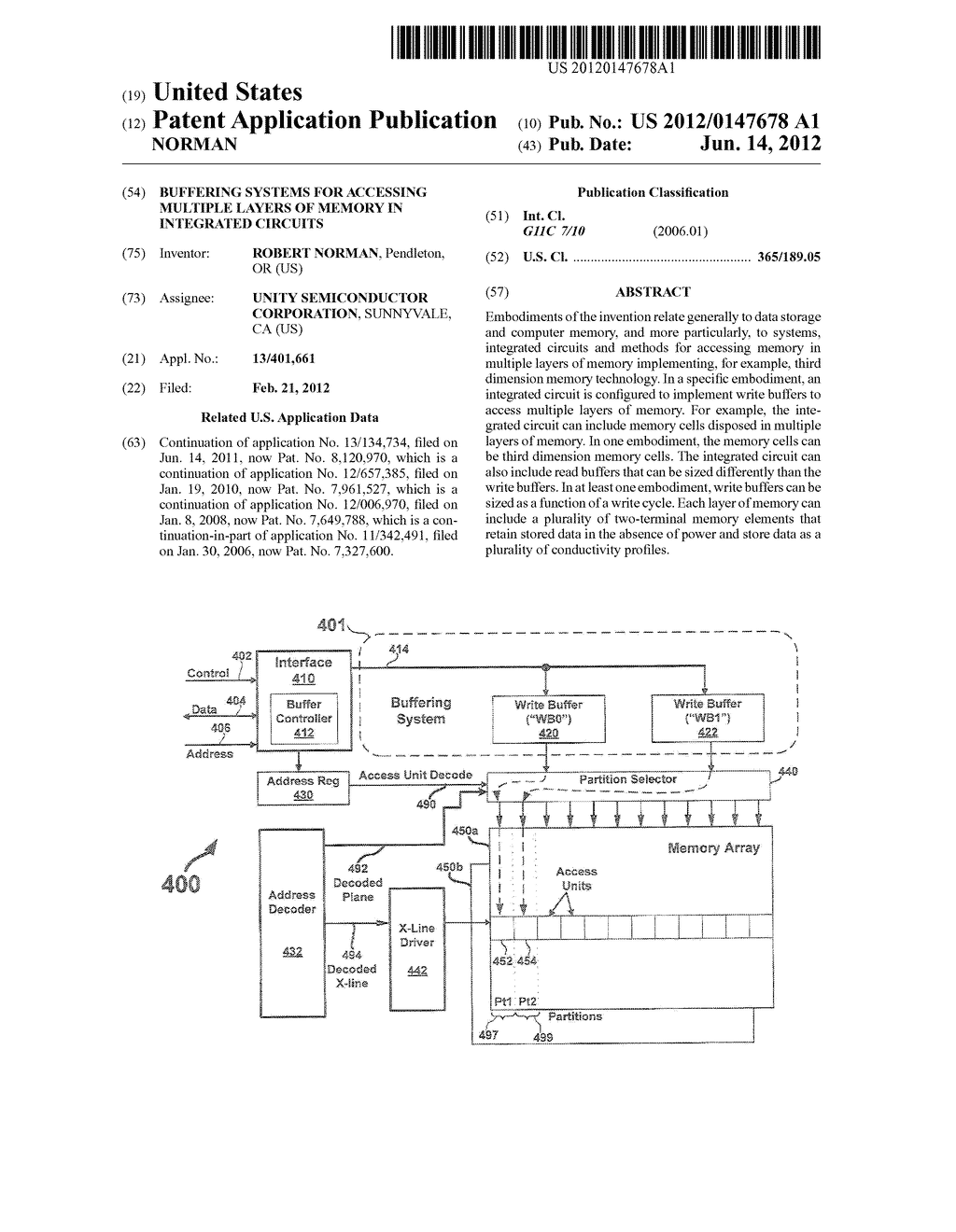 Buffering Systems For Accessing Multiple Layers Of Memory In Integrated     Circuits - diagram, schematic, and image 01