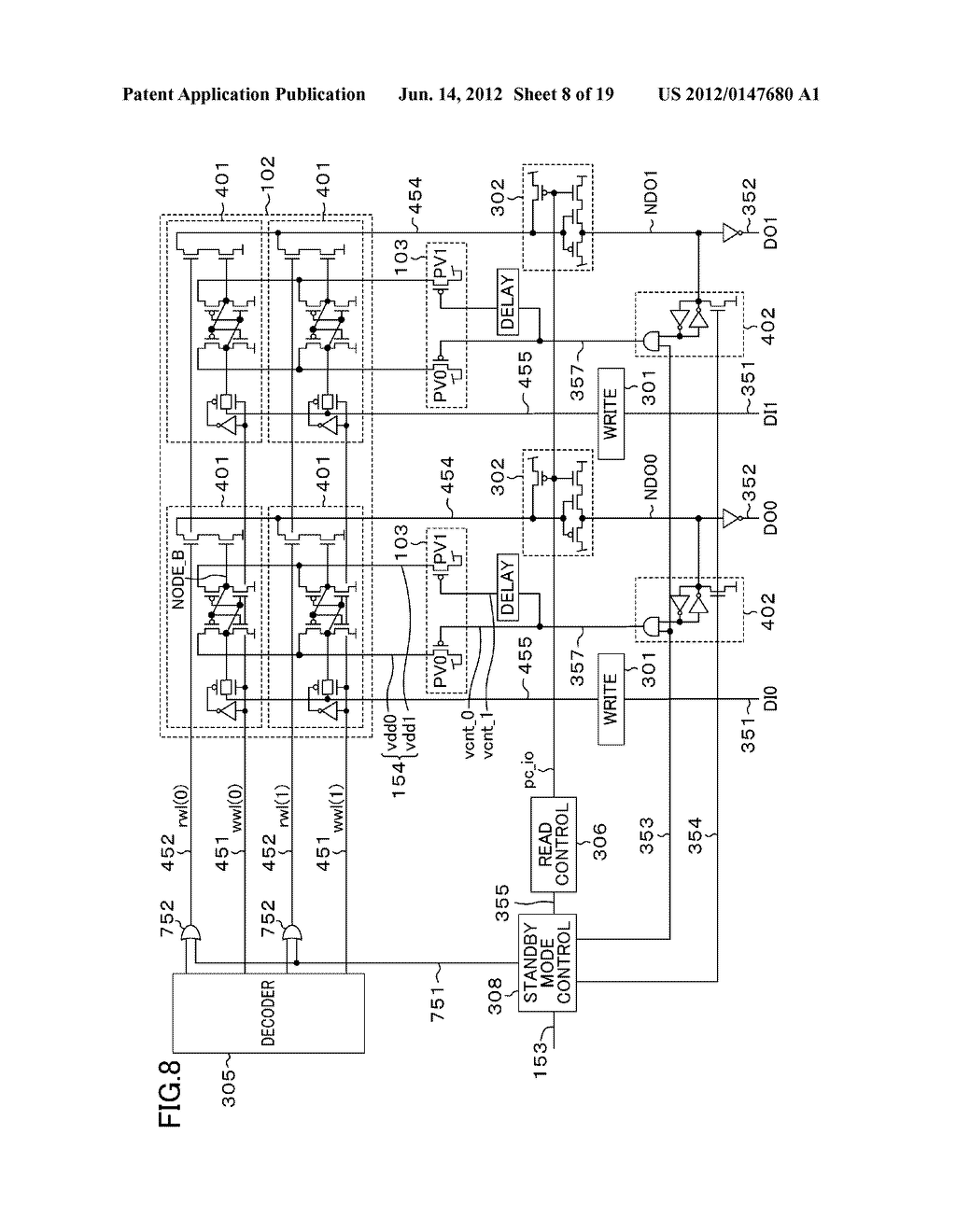 SEMICONDUCTOR MEMORY DEVICE - diagram, schematic, and image 09
