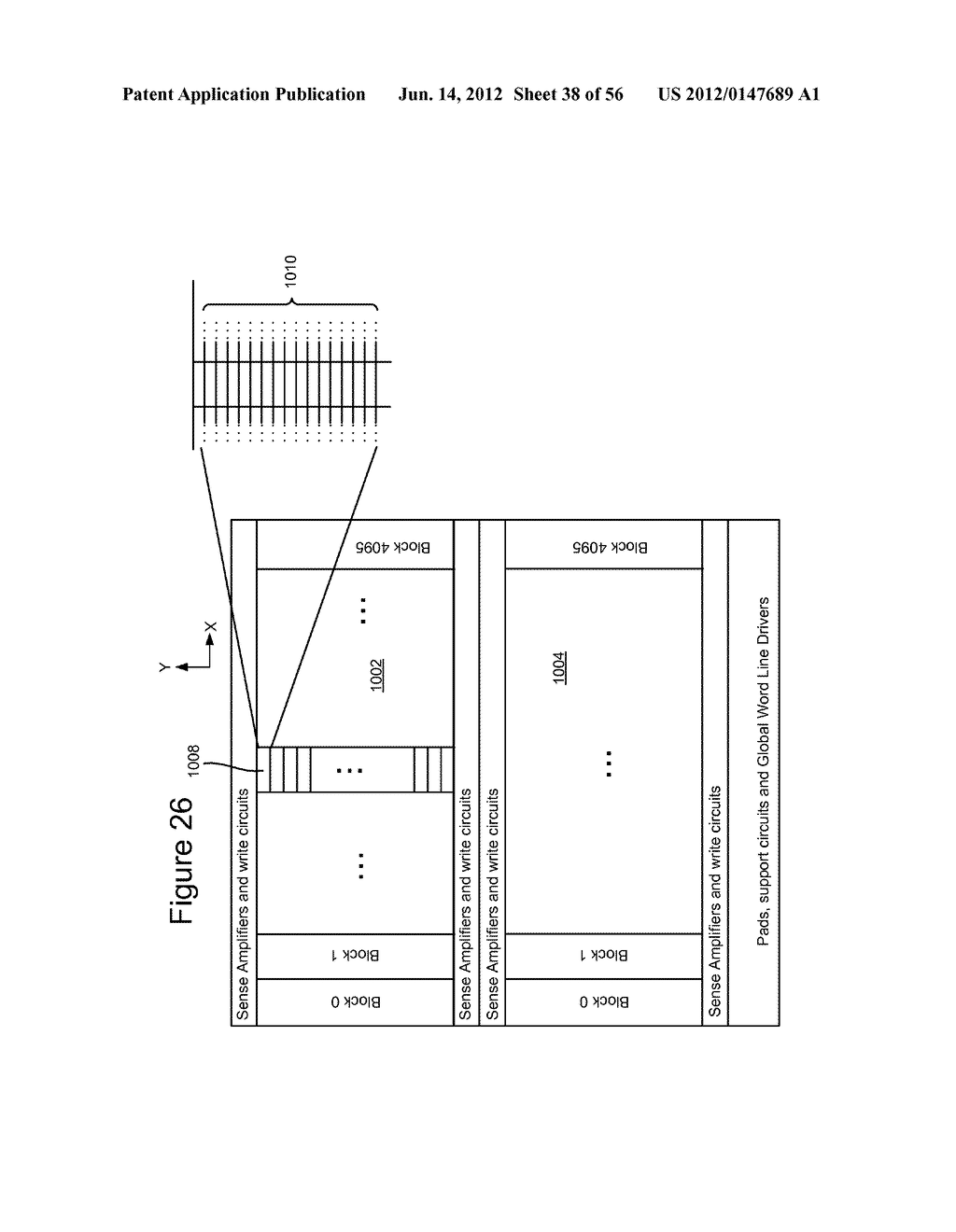 THREE DIMENSIONAL NON-VOLATILE STORAGE WITH MULTI BLOCK ROW SELECTION - diagram, schematic, and image 39