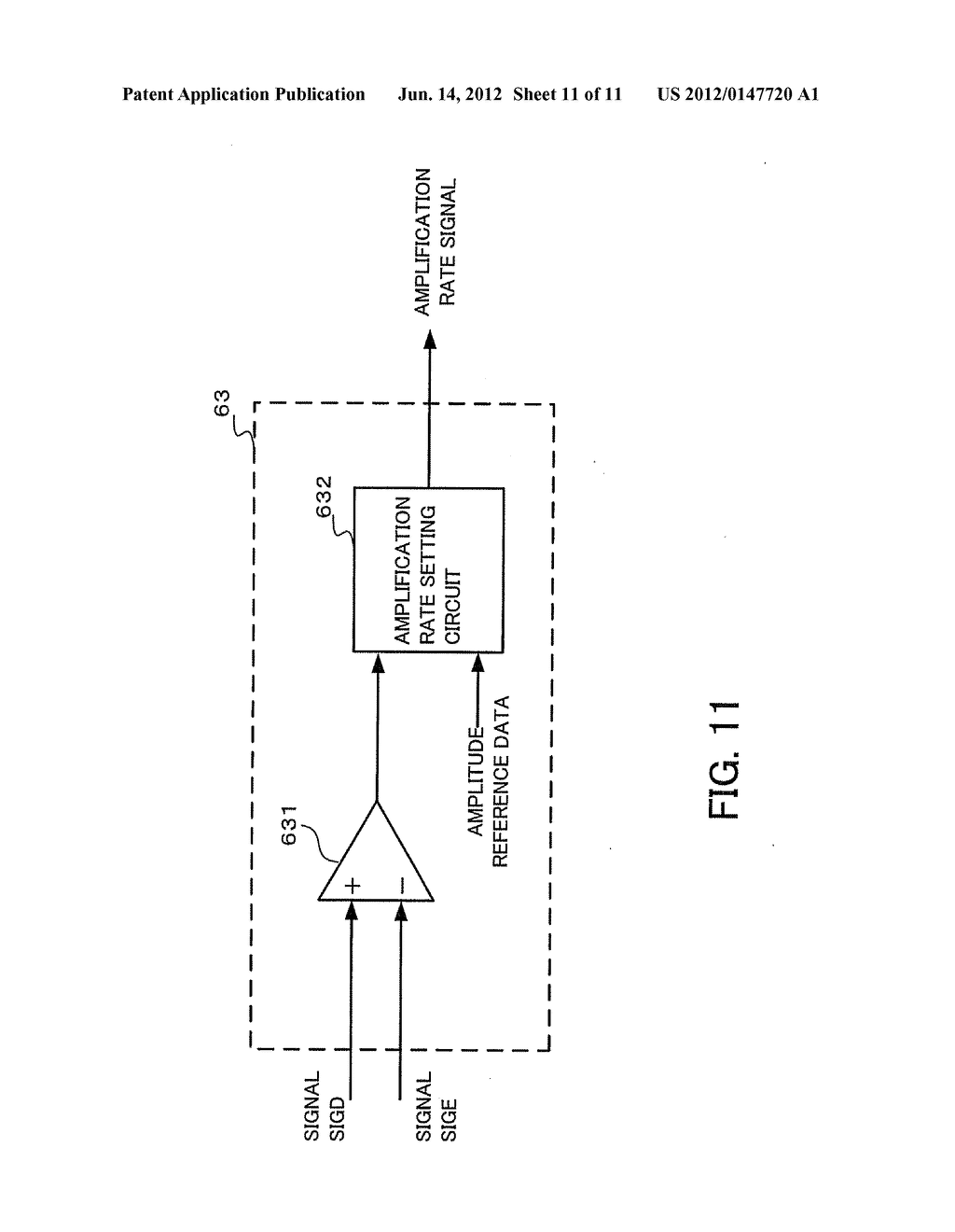 CIRCUIT FOR GENERATING A SIGNAL FOR CONTROLLING REPRODUCTION OF DATA     RECORDED ON AN OPTICAL DISC - diagram, schematic, and image 12