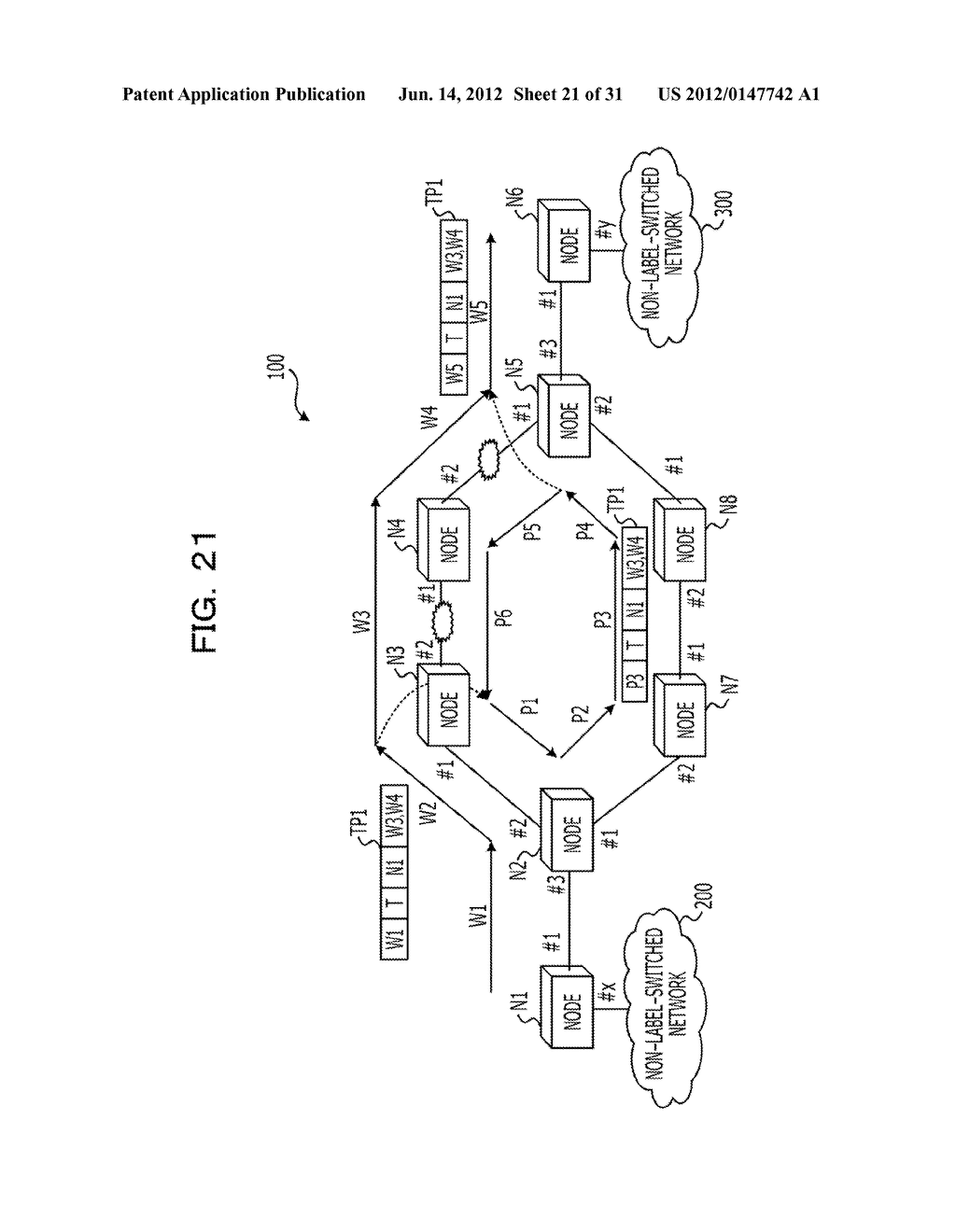 APPARATUS AND METHOD FOR PACKET FORWARDING - diagram, schematic, and image 22