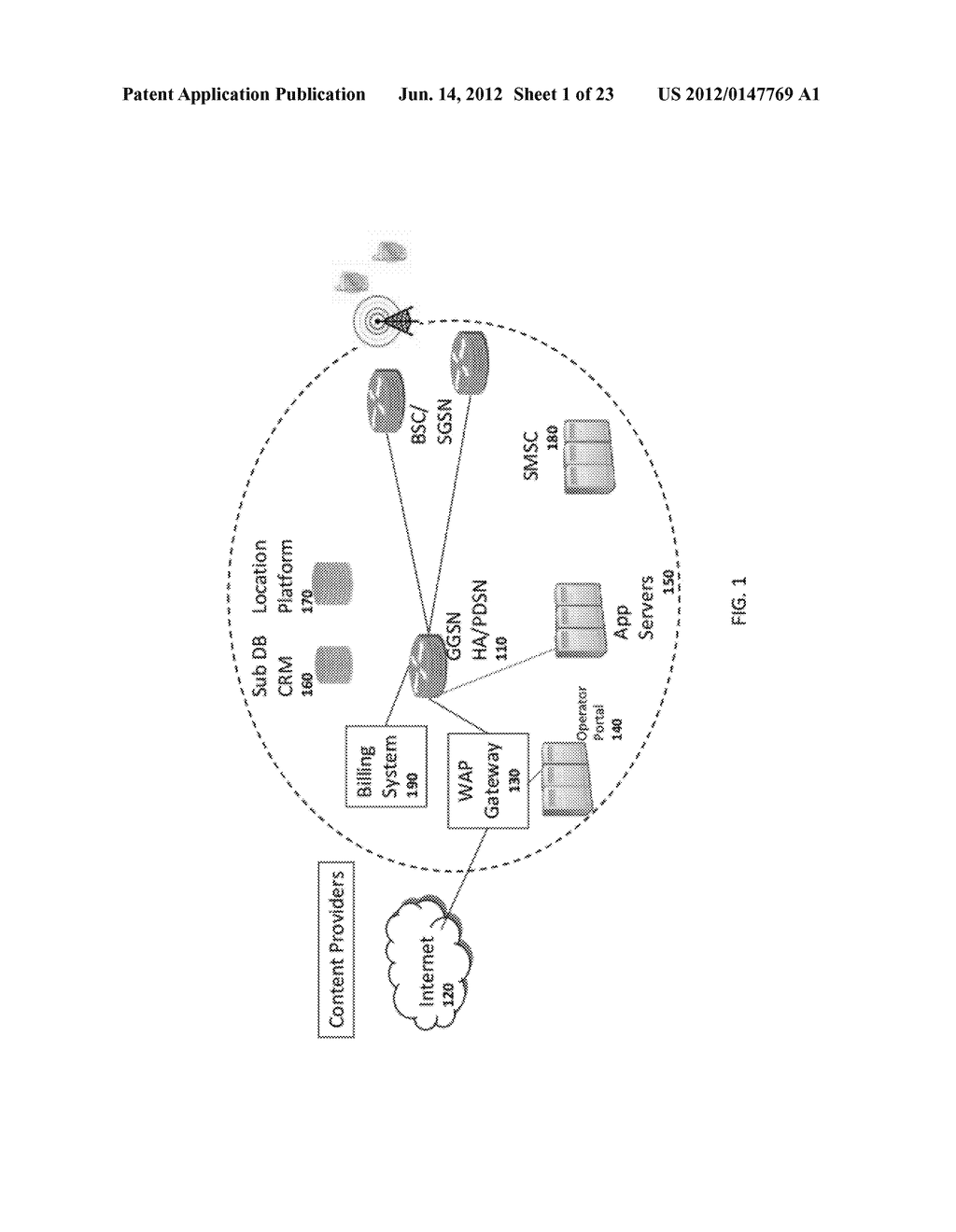 SYSTEM AND METHOD FOR COLLECTING, REPORTING, AND ANALYZING DATA ON     APPLICATION-LEVEL ACTIVITY AND OTHER USER INFORMATION ON A MOBILE DATA     NETWORK - diagram, schematic, and image 02