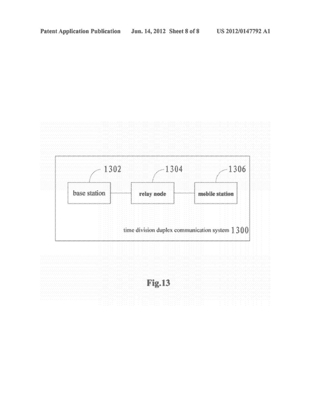 RELAYING NODE, TIME DIVISION DUPLEX COMMUNICATION SYSTEM AND COMMUNICATION     METHOD - diagram, schematic, and image 09