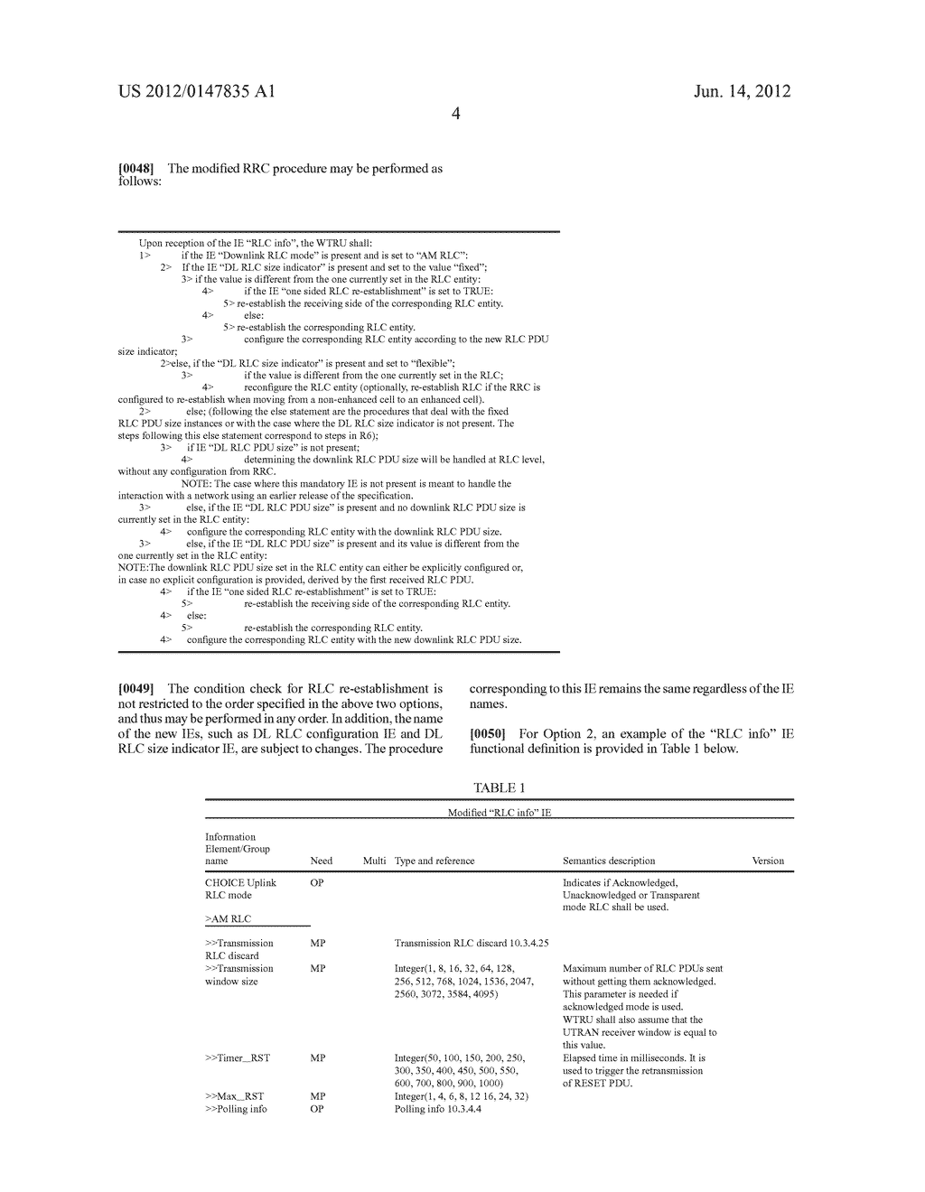 WIRELESS COMMUNICATION METHOD AND APPARATUS FOR SUPPORTING RECONFIGURATION     OF RADIO LINK CONTROL PARAMETERS - diagram, schematic, and image 06