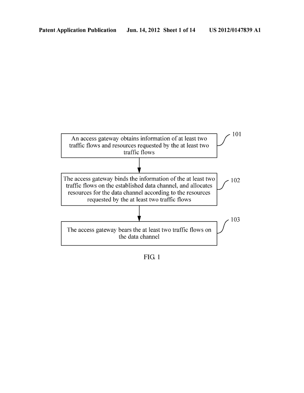 Method, System, and Access Gateway for Traffic Flows to Share Resources - diagram, schematic, and image 02