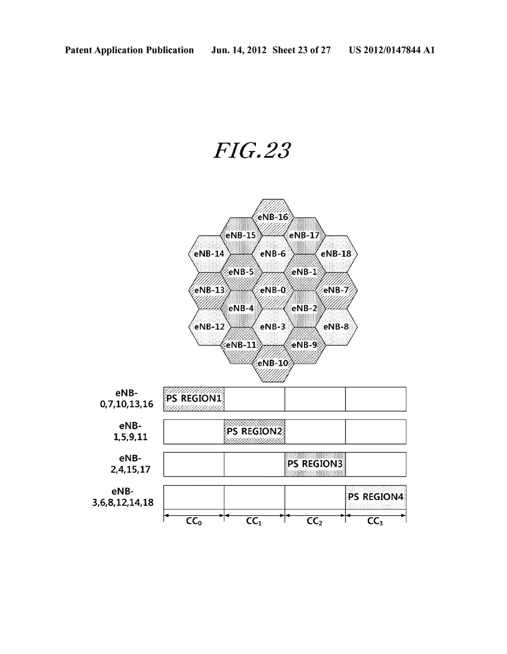 METHOD AND SYSTEM FOR ALLOCATING RESOURCES FOR COMPONENT CARRIERS IN A     WIRELESS COMMUNICATION SYSTEM - diagram, schematic, and image 24