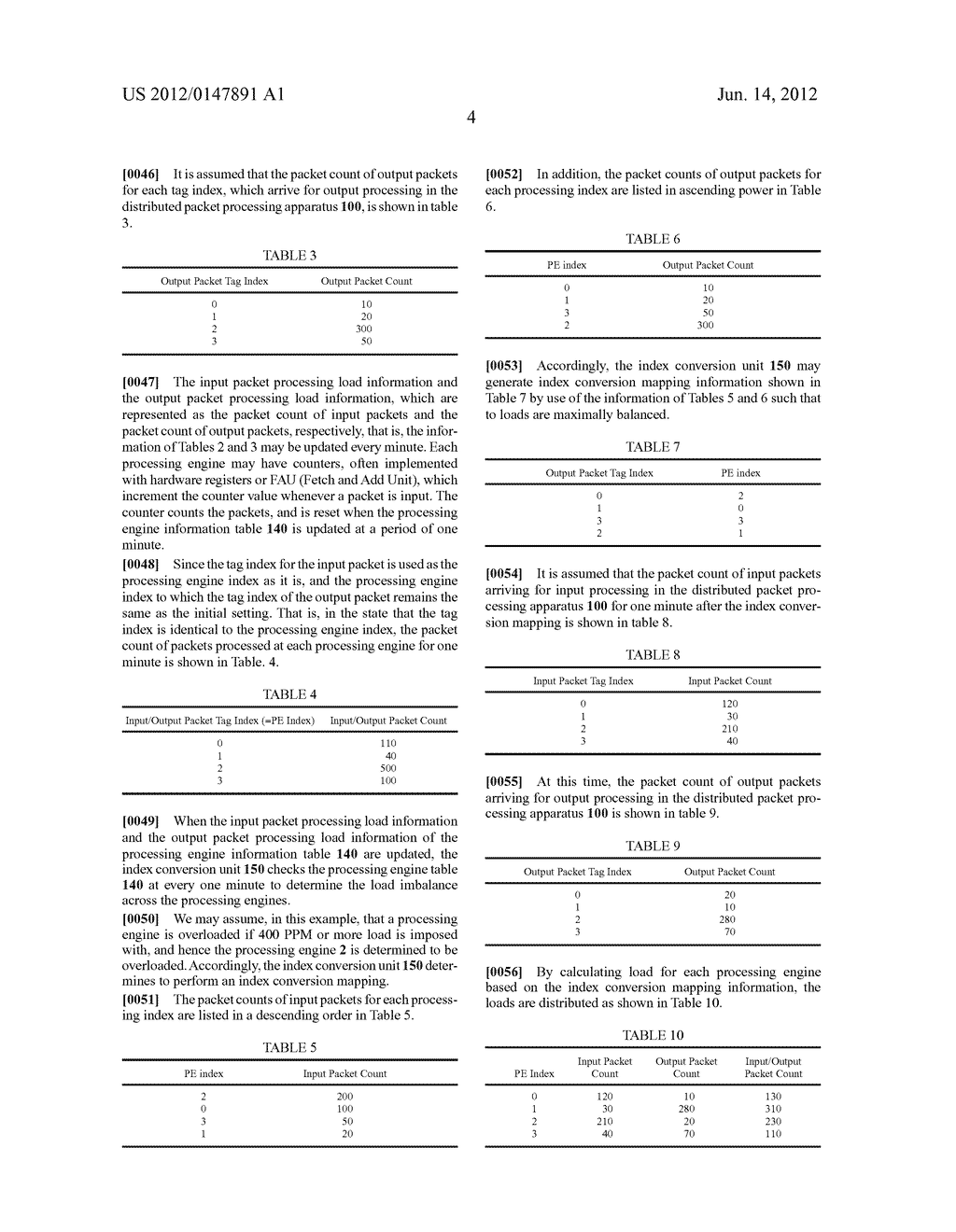 APPARATUS AND METHOD FOR BALANCING LOAD ACROSS MULTIPLE PACKET PROCESSING     ENGINES - diagram, schematic, and image 10