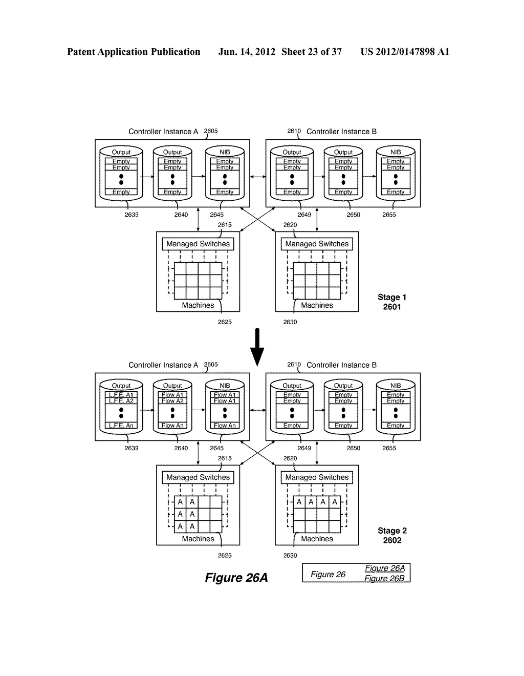 NETWORK CONTROL APPARATUS AND METHOD FOR CREATING AND MODIFYING LOGICAL     SWITCHING ELEMENTS - diagram, schematic, and image 24
