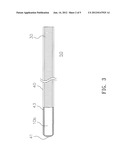 Non-Mercury Non-Electronic Clinical Thermometer with a Protective     Structure diagram and image