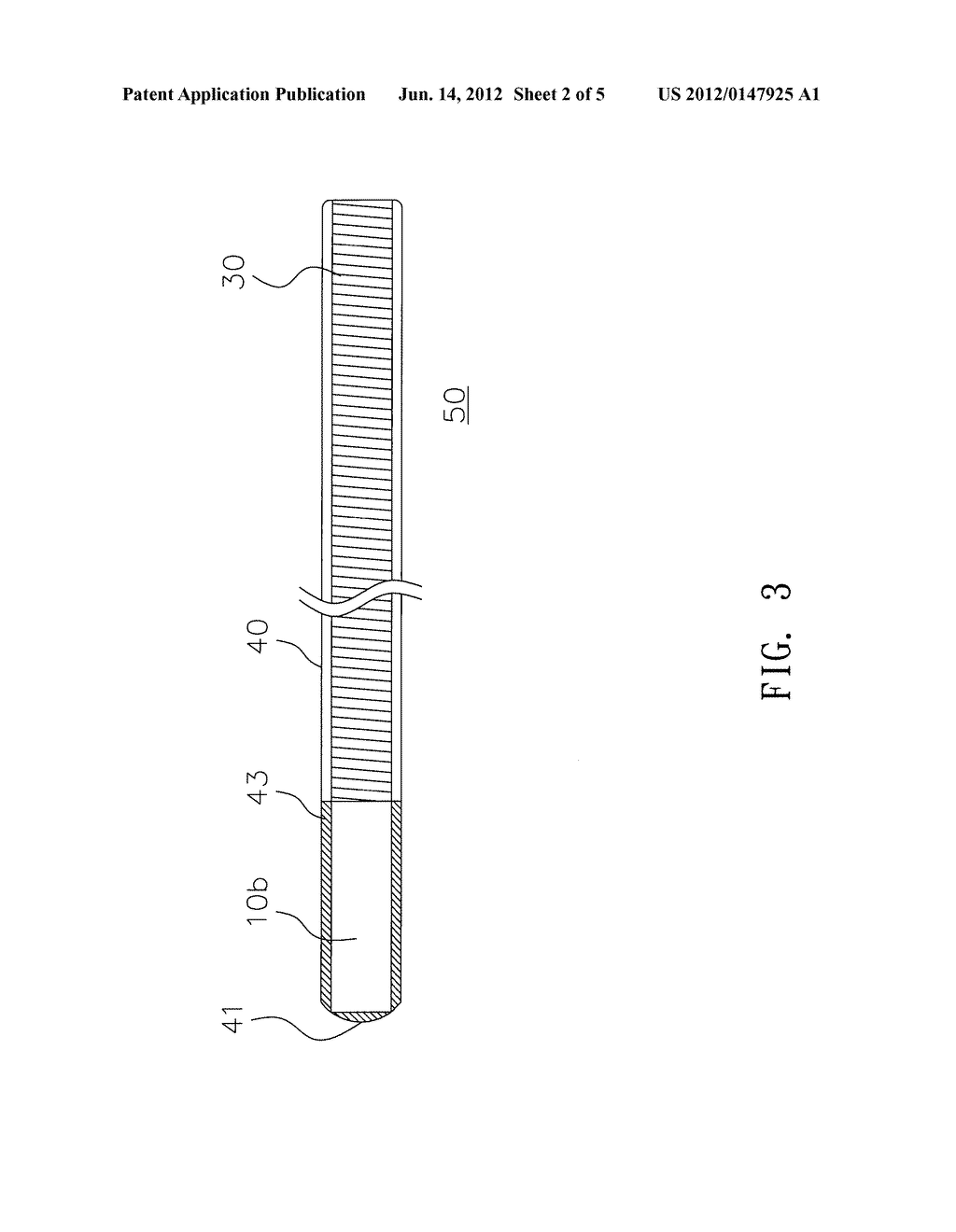 Non-Mercury Non-Electronic Clinical Thermometer with a Protective     Structure - diagram, schematic, and image 03