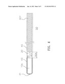 Non-Mercury Non-Electronic Clinical Thermometer with a Protective     Structure diagram and image