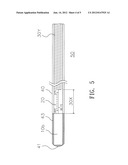 Non-Mercury Non-Electronic Clinical Thermometer with a Protective     Structure diagram and image