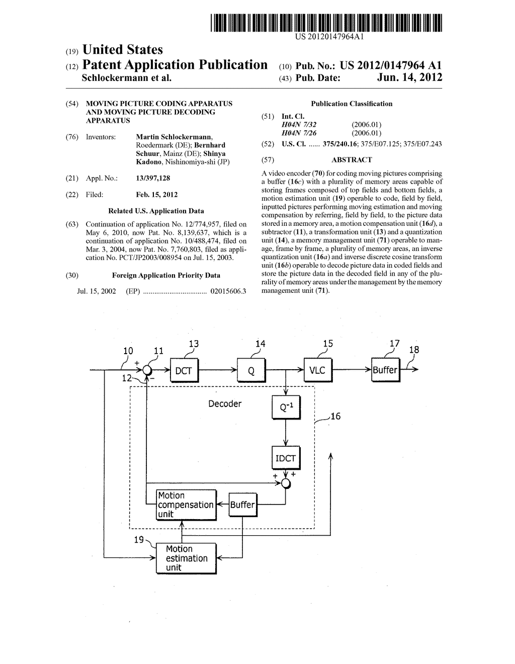 MOVING PICTURE CODING APPARATUS AND MOVING PICTURE DECODING APPARATUS - diagram, schematic, and image 01