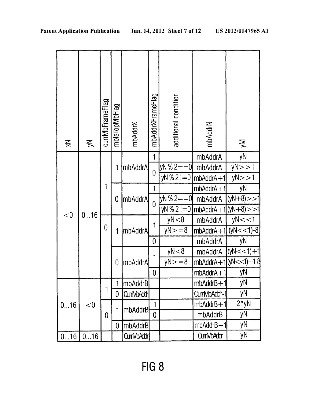 VIDEO FRAME ENCODING AND DECODING - diagram, schematic, and image 08