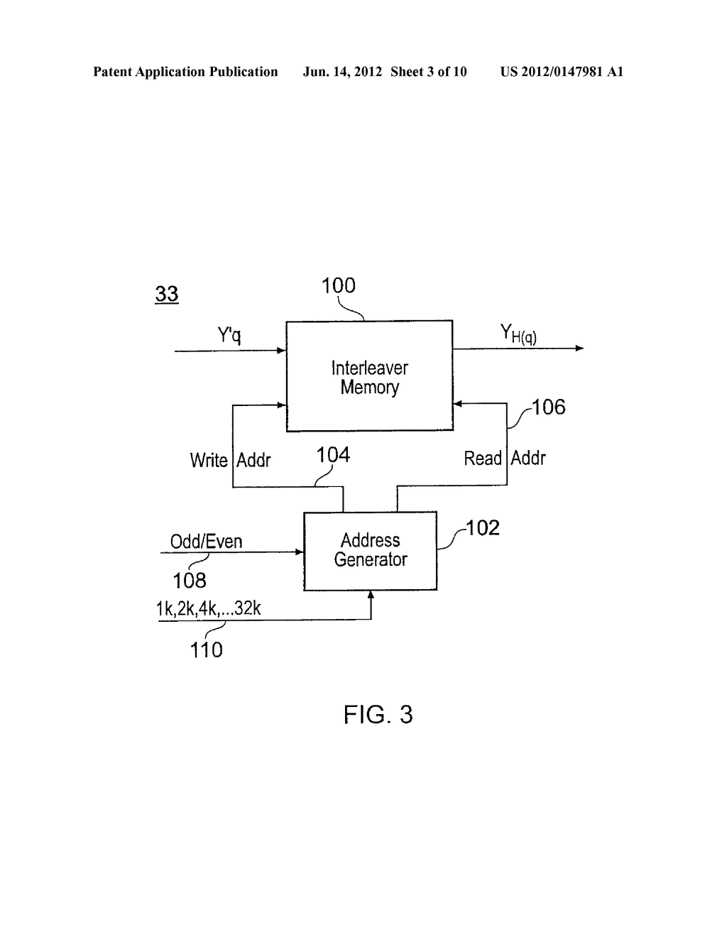 4K MODE INTERLEAVER WITH ODD INTERLEAVING ONLY AND PER OFDM SYMBOL     PERMUTATION CODE CHANGE IN A DIGITAL VIDEO BROADCASTING (DVB) STANDARD - diagram, schematic, and image 04