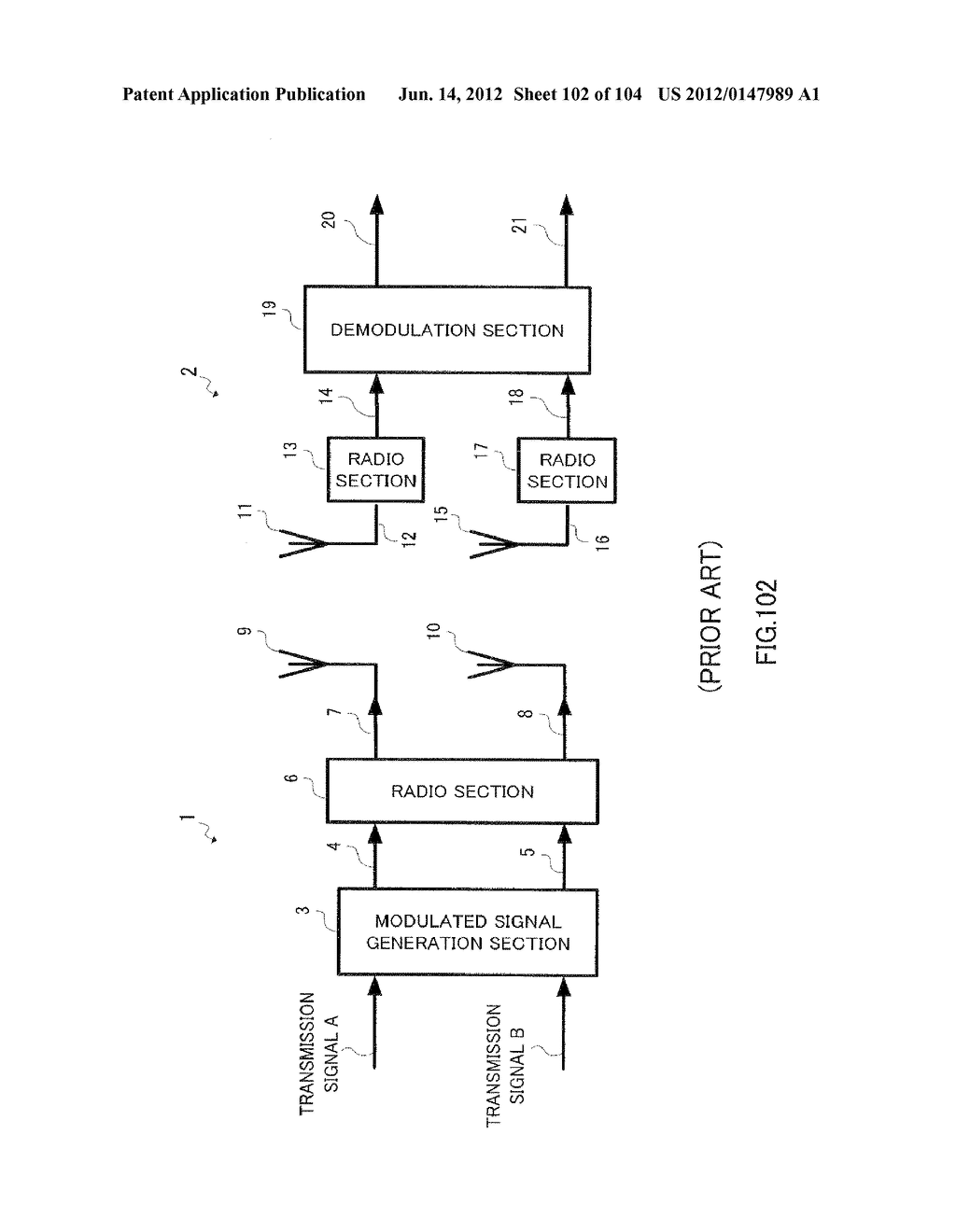 INTERLEAVER, INTERLEAVING METHOD, TRANSMISSION APPARATUS, AND TRANSMITTING     METHOD - diagram, schematic, and image 103