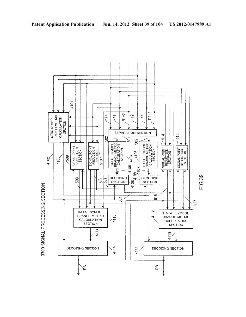 INTERLEAVER, INTERLEAVING METHOD, TRANSMISSION APPARATUS, AND TRANSMITTING     METHOD - diagram, schematic, and image 40