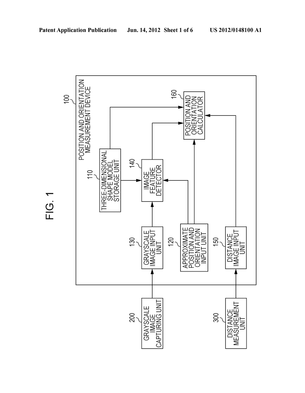 POSITION AND ORIENTATION MEASUREMENT DEVICE AND POSITION AND ORIENTATION     MEASUREMENT METHOD - diagram, schematic, and image 02