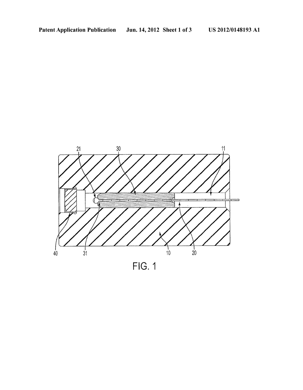 FERRULE STRUCTURE AND ASSEMBLY FOR LENS TERMINATED FIBER - diagram, schematic, and image 02