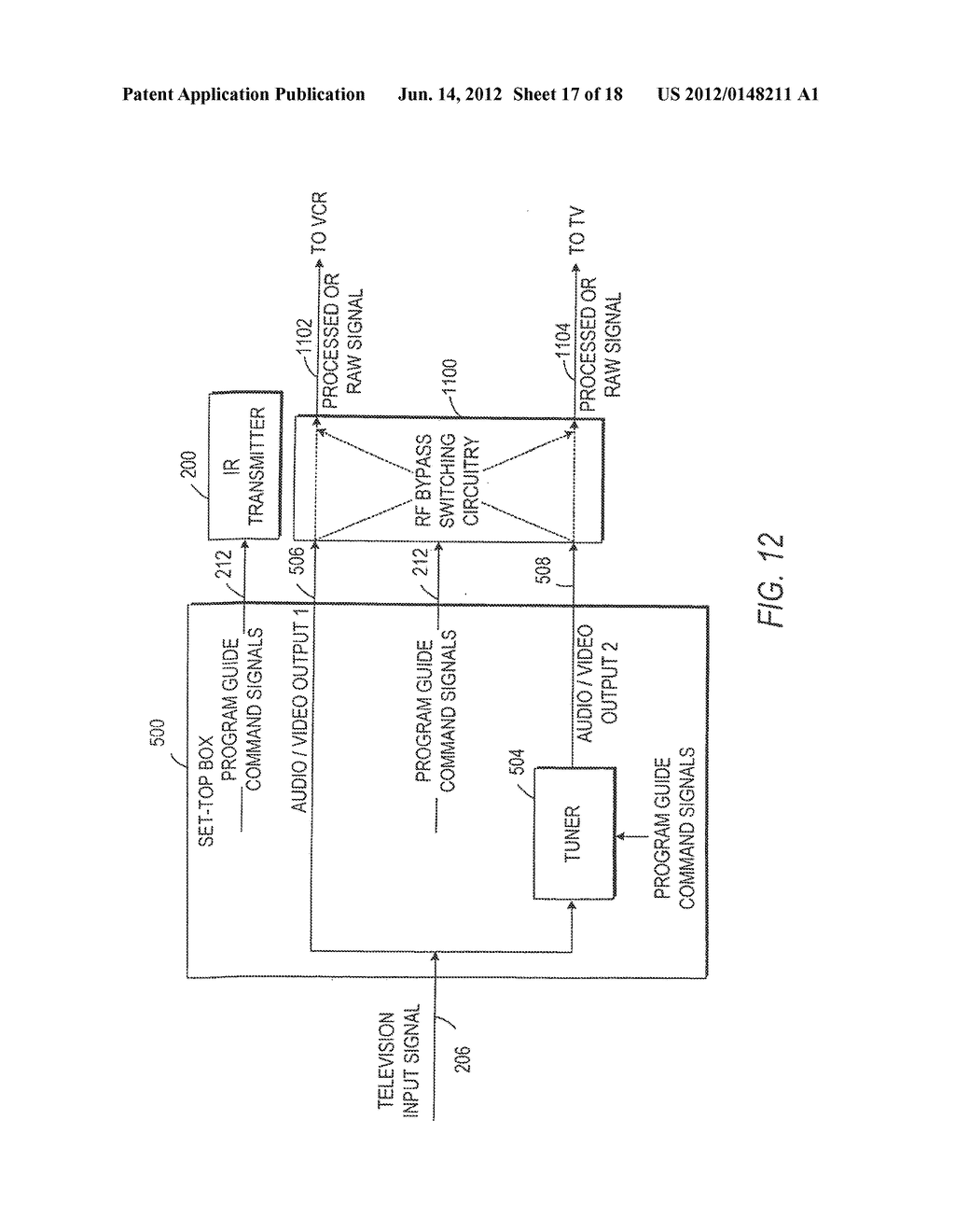 INTERACTIVE TELEVISION PROGRAM GUIDE WITH SIMULTANEOUS WATCH AND RECORD     CAPABILITIES - diagram, schematic, and image 18