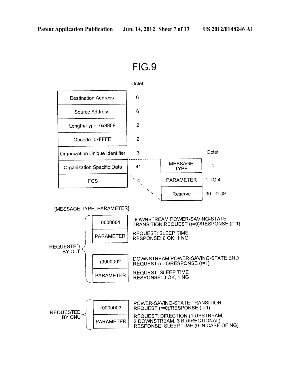 PON SYSTEM, SUBSCRIBER-SIDE TERMINAL APPARATUS, STATION-SIDE TERMINAL     APPARATUS, AND POWER SAVING METHOD - diagram, schematic, and image 08