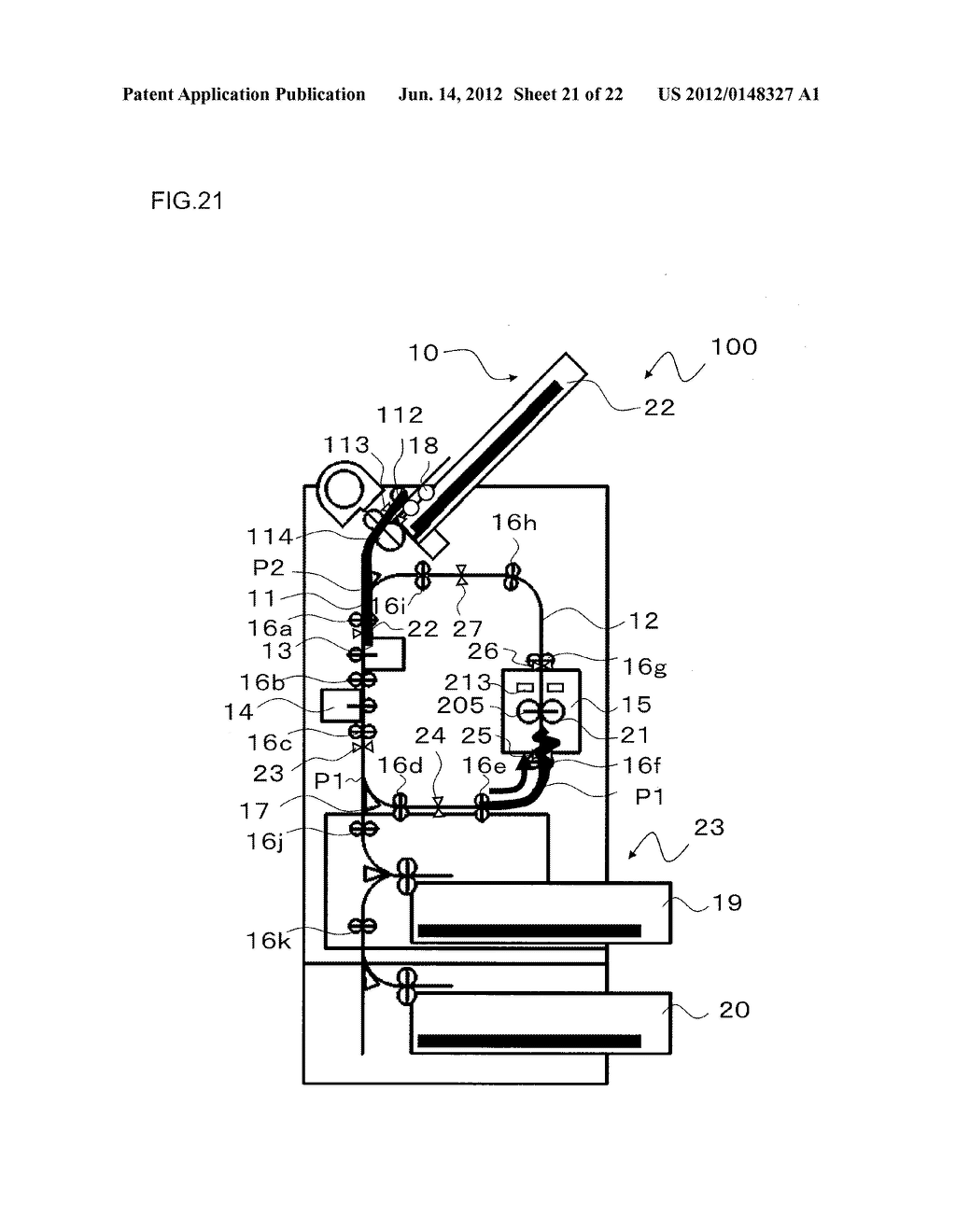 ERASING APPARATUS AND CONVEYANCE CONTROL METHOD FOR RECORDING MEDIUM - diagram, schematic, and image 22