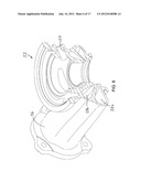 Turbocharger With Divided Turbine Housing and Annular Rotary Bypass Valve     for the Turbine diagram and image