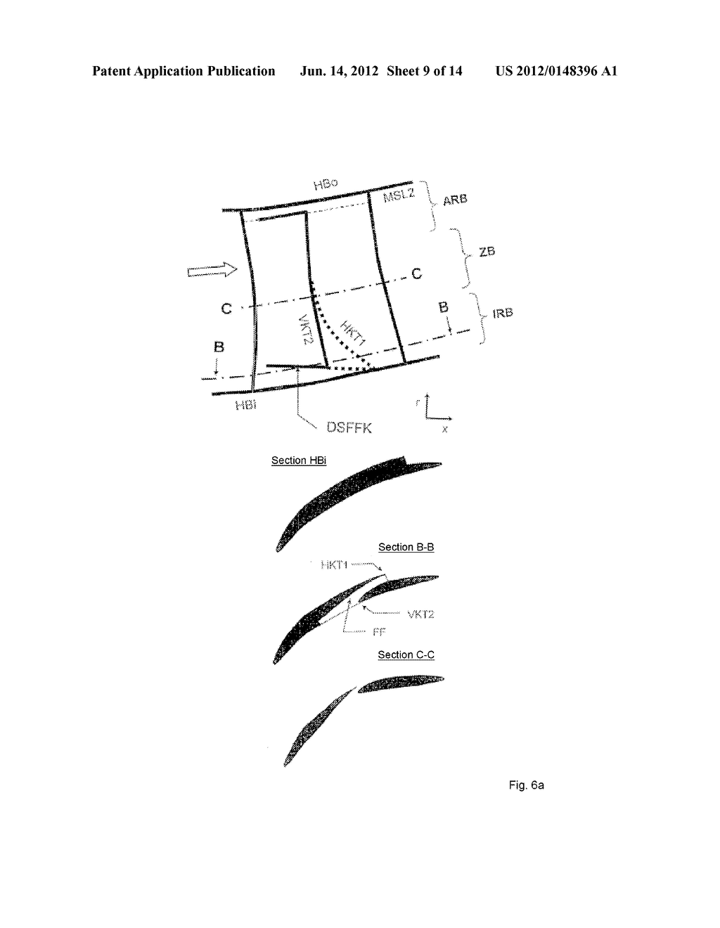 FLUID-FLOW MACHINE - BLADE WITH HYBRID PROFILE CONFIGURATION - diagram, schematic, and image 10