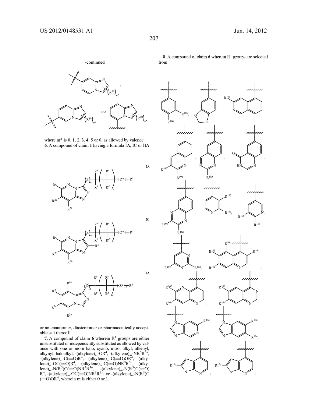 FUSED HETEROCYCLIC DERIVATIVES AND METHODS OF USE - diagram, schematic, and image 208