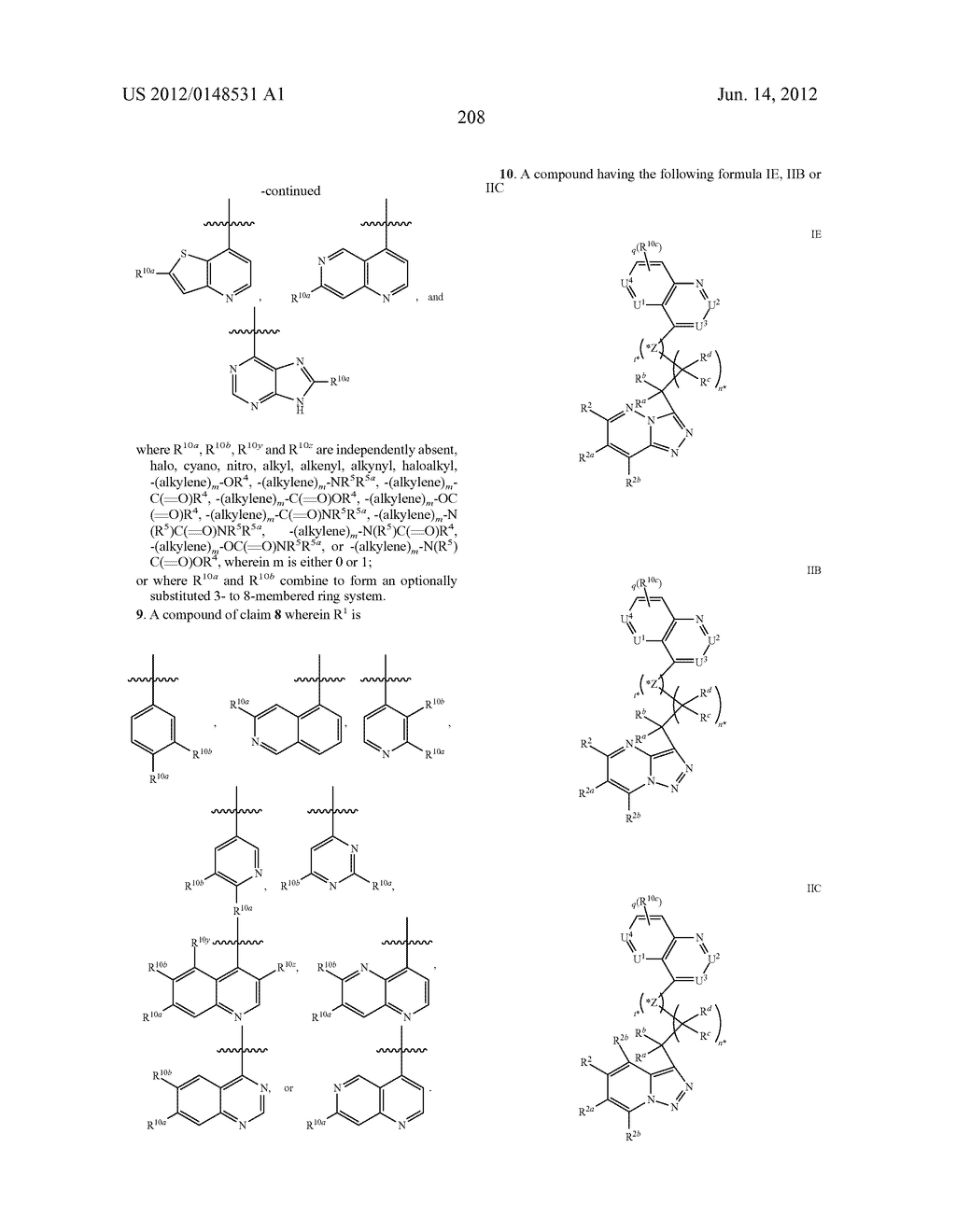 FUSED HETEROCYCLIC DERIVATIVES AND METHODS OF USE - diagram, schematic, and image 209