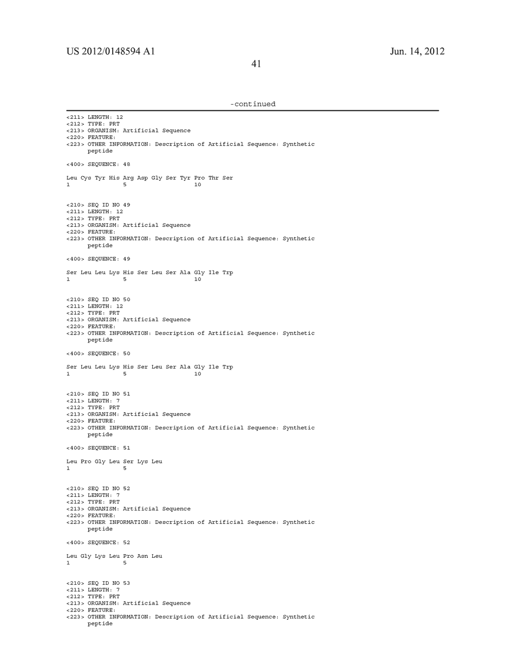 MIMOTOPES OF HIV AND USES THEREOF - diagram, schematic, and image 79