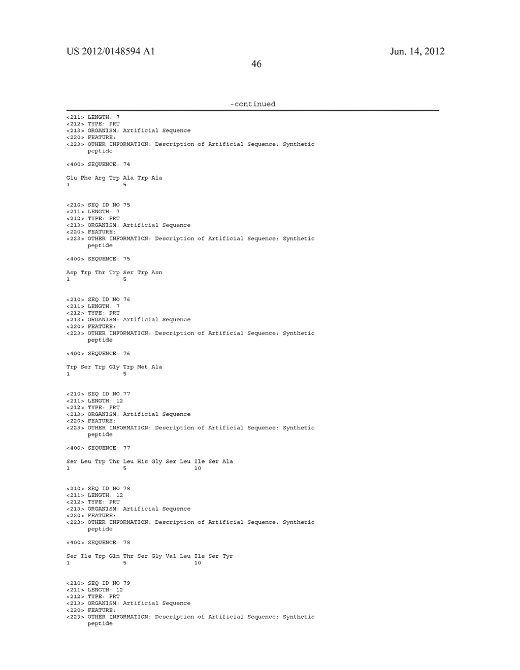 MIMOTOPES OF HIV AND USES THEREOF - diagram, schematic, and image 84